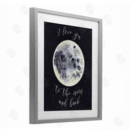 Brett Blumenthal | Love You To Moon Watercolor