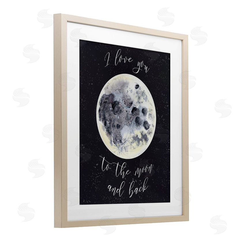 Brett Blumenthal | Love You To Moon Watercolor