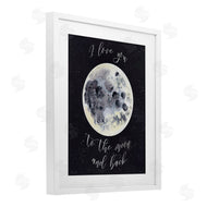 Brett Blumenthal | Love You To Moon Watercolor