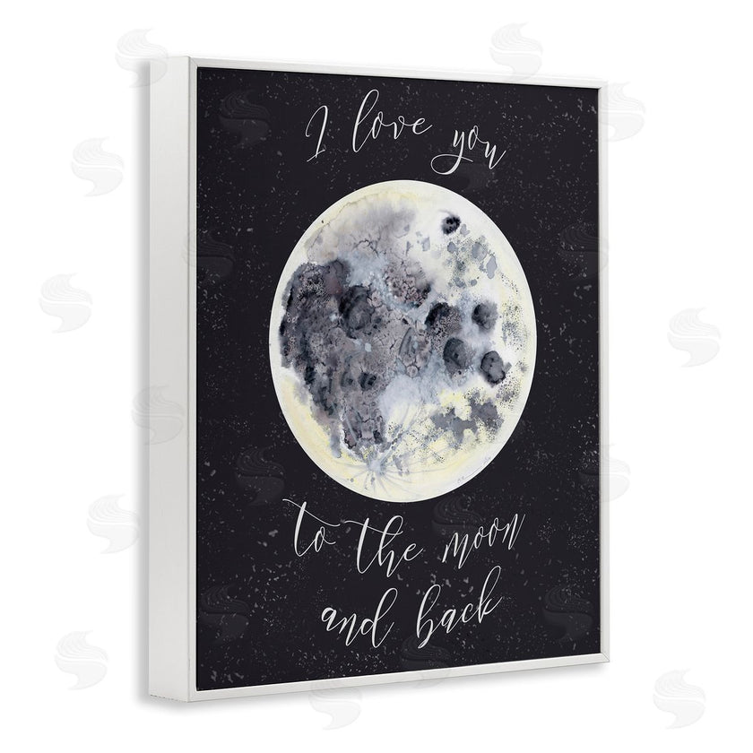Brett Blumenthal | Love You To Moon Watercolor