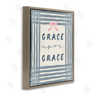 Blue Chair Blessing | Upon Grace with Pink Bow