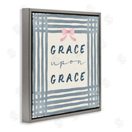 Blue Chair Blessing | Upon Grace with Pink Bow