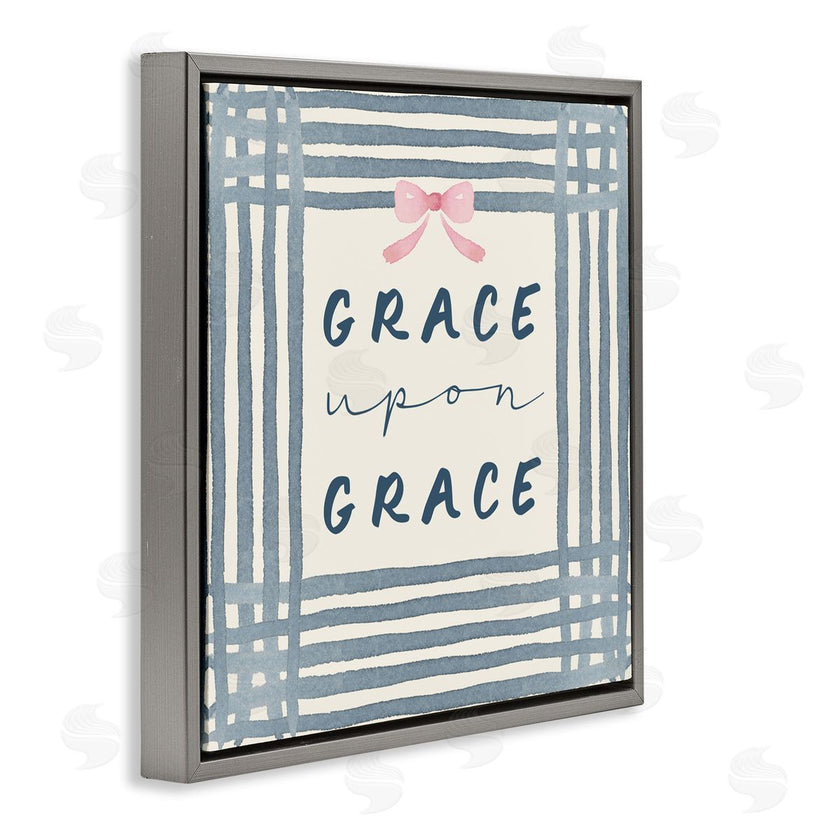 Blue Chair Blessing | Upon Grace with Pink Bow