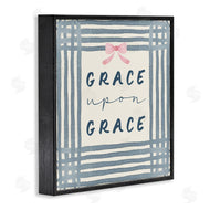Blue Chair Blessing | Upon Grace with Pink Bow