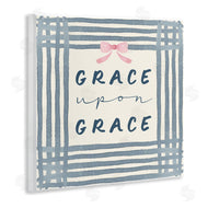 Blue Chair Blessing | Upon Grace with Pink Bow