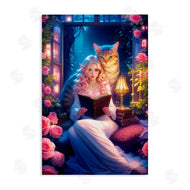Image World | Mysterious Girl & Cat
