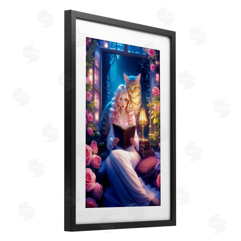 Image World | Mysterious Girl & Cat
