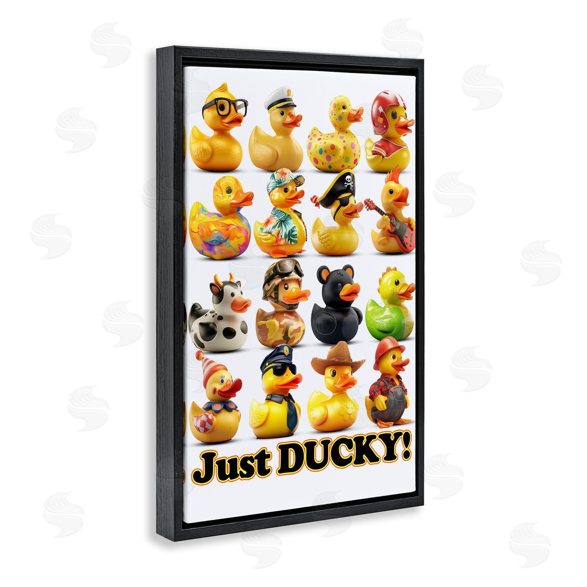 Jim Baldwin Just Ducky Characters Canvas Wall Art Print