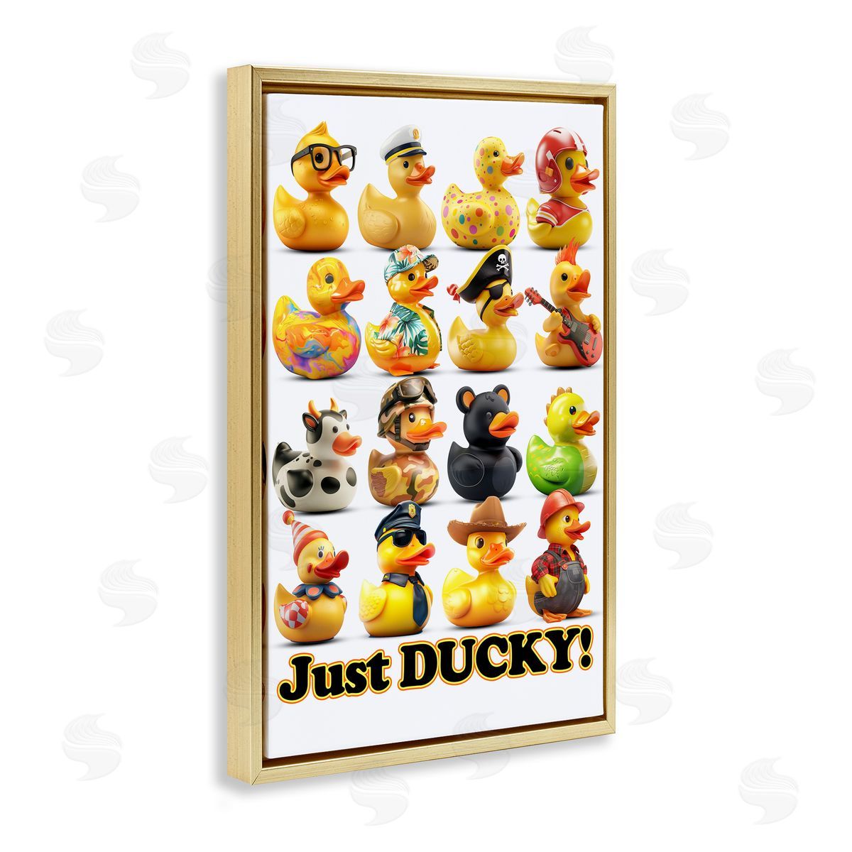 Jim Baldwin Just Ducky Characters Canvas Wall Art Print