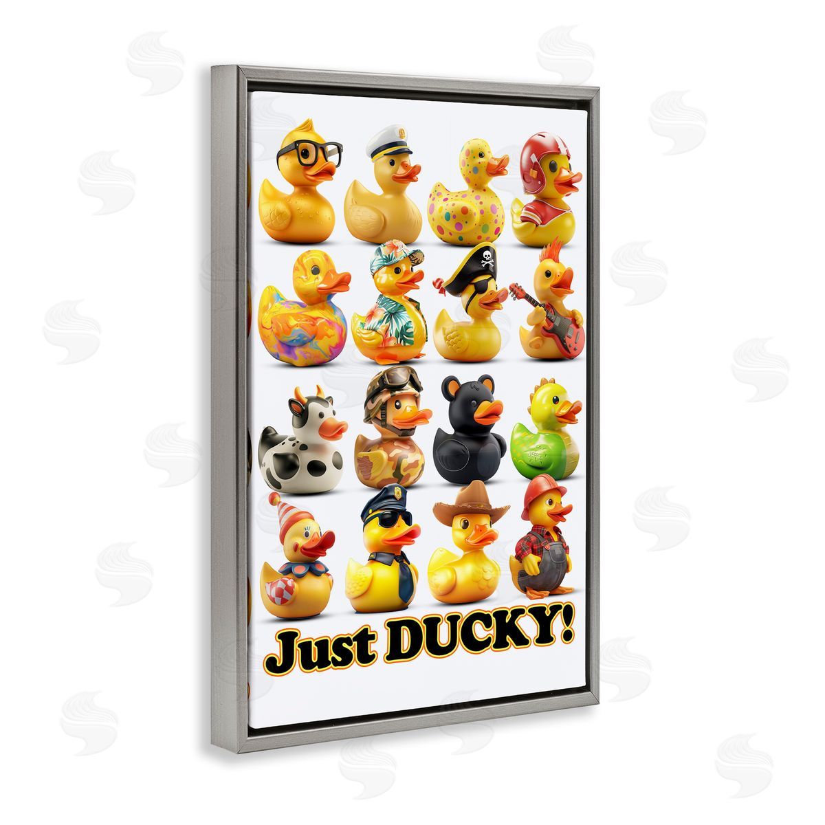 Jim Baldwin Just Ducky Characters Canvas Wall Art Print