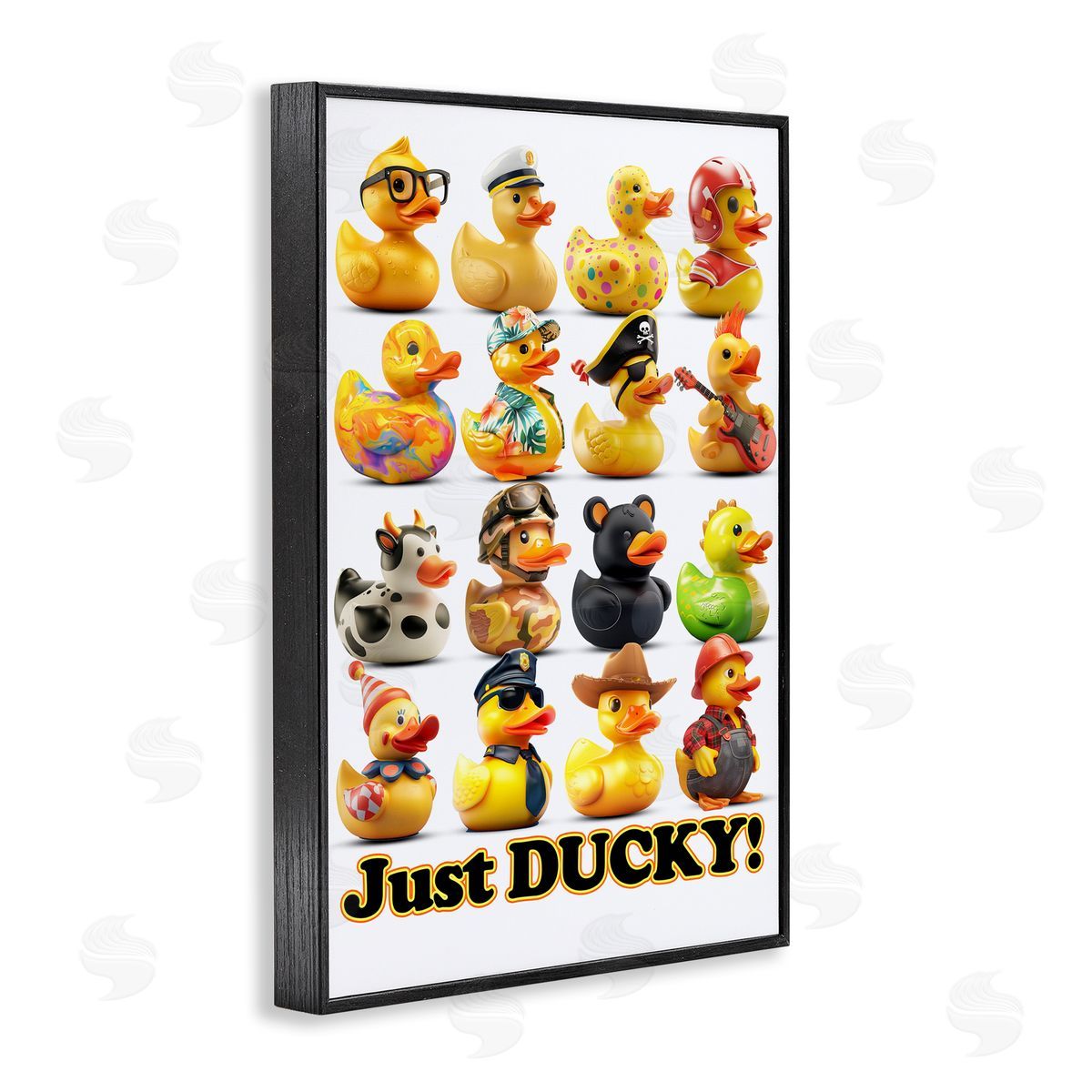 Jim Baldwin Just Ducky Characters Canvas Wall Art Print