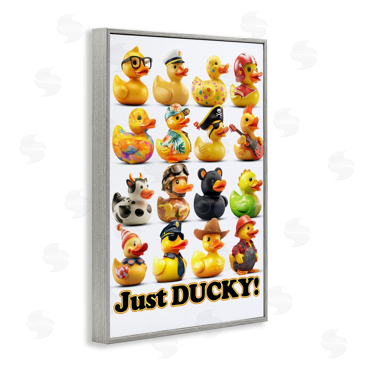 Jim Baldwin Just Ducky Characters Canvas Wall Art Print