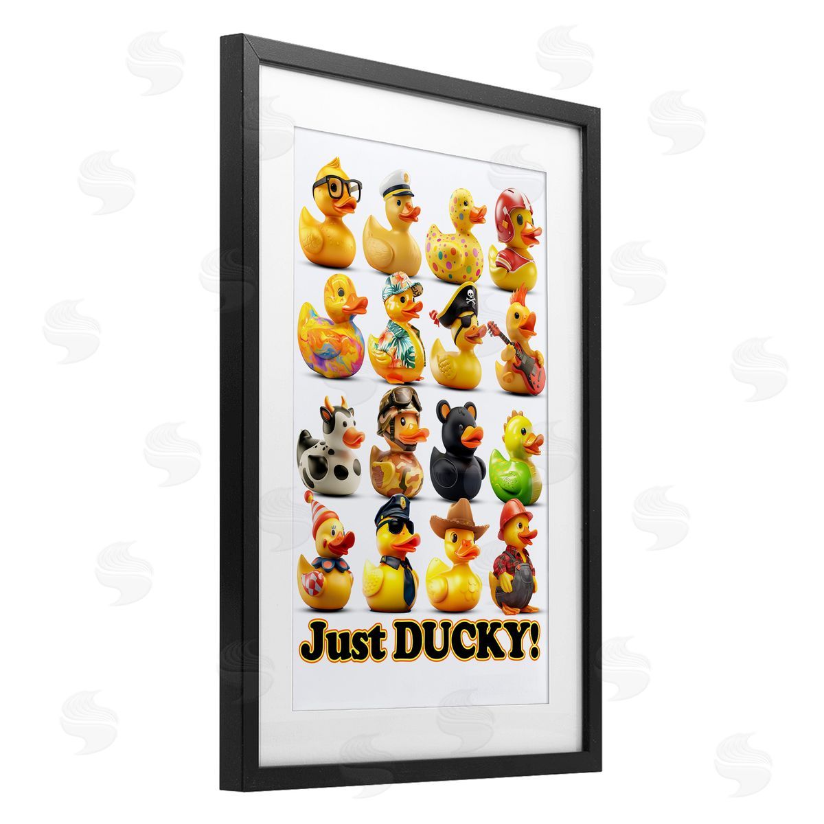 Jim Baldwin Just Ducky Characters Canvas Wall Art Print