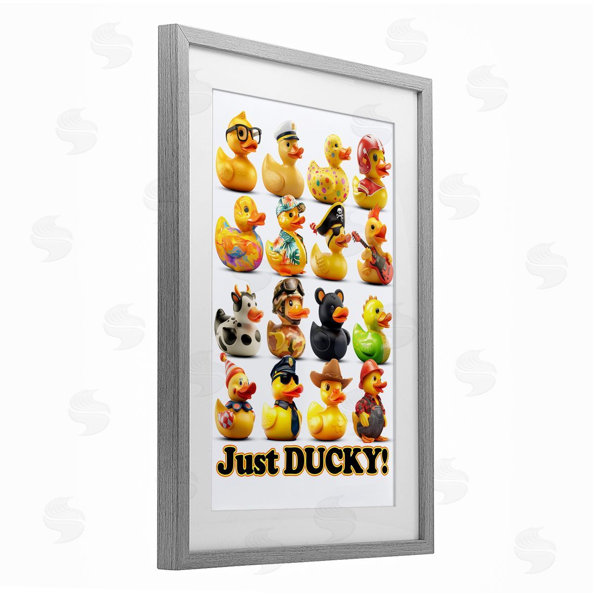 Jim Baldwin Just Ducky Characters Canvas Wall Art Print