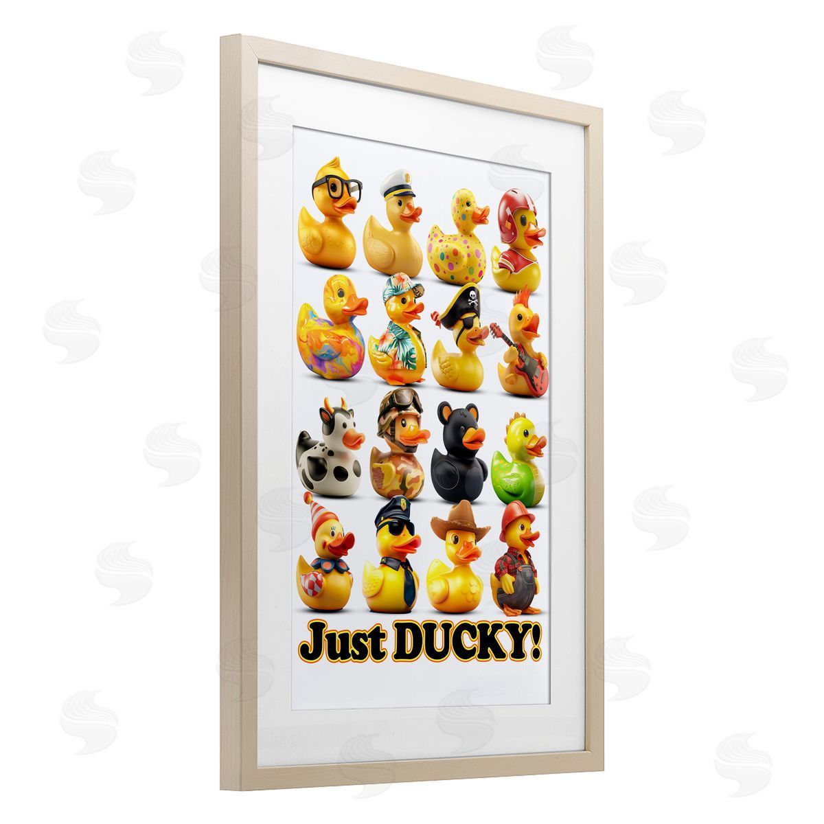 Jim Baldwin Just Ducky Characters Canvas Wall Art Print