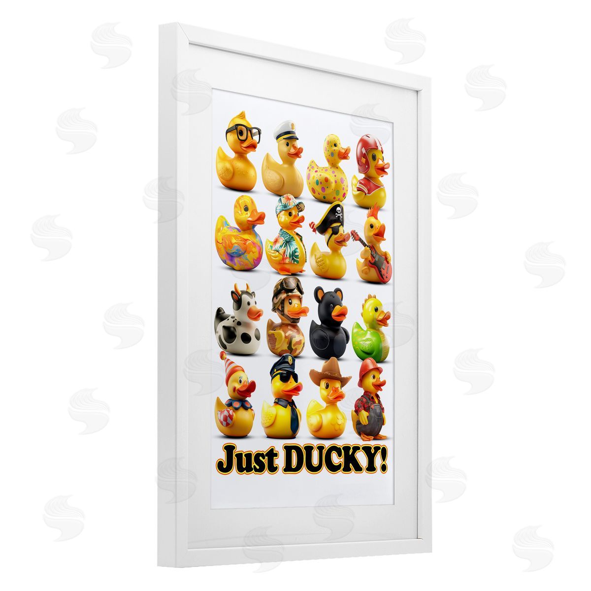 Jim Baldwin Just Ducky Characters Canvas Wall Art Print