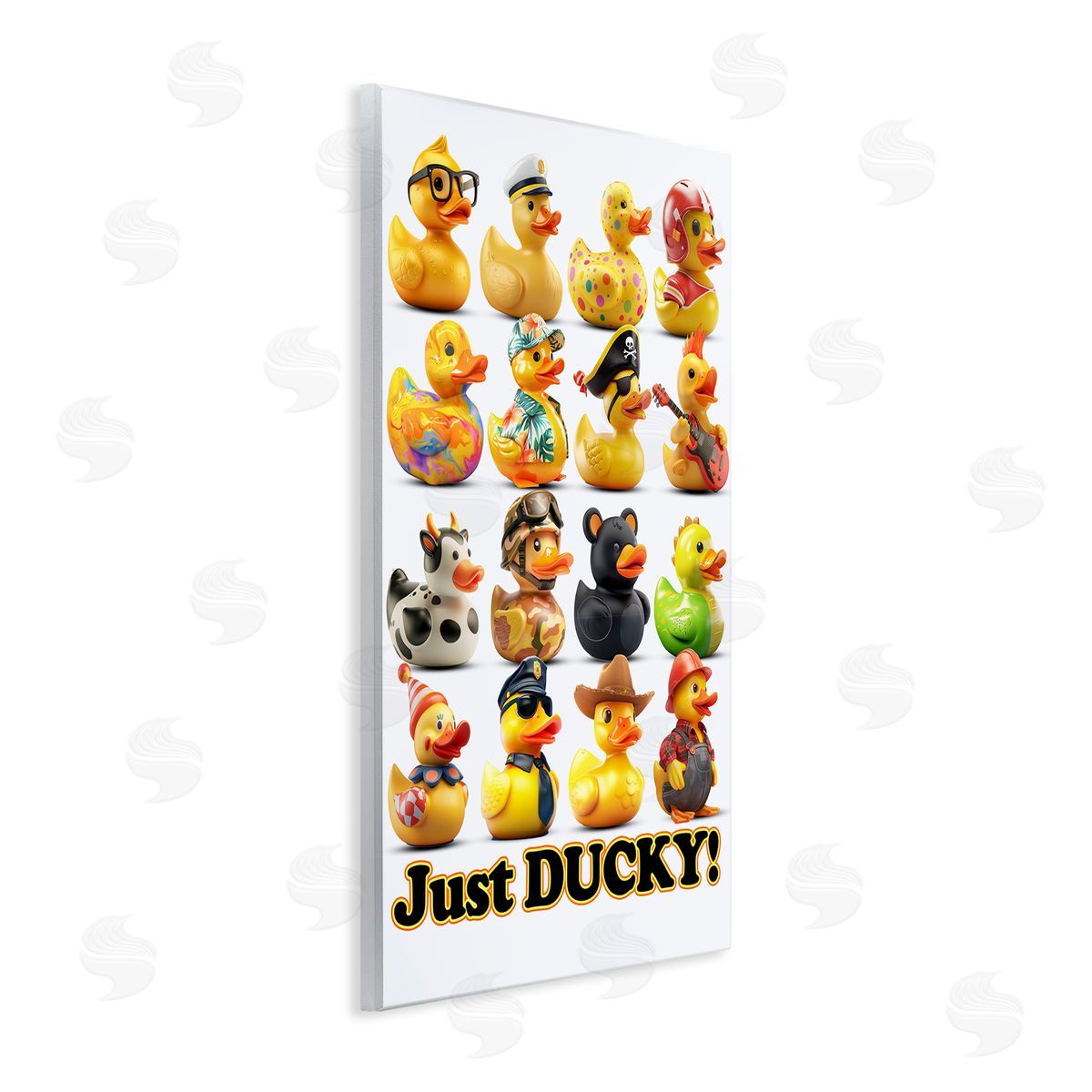 Jim Baldwin Just Ducky Characters Canvas Wall Art Print