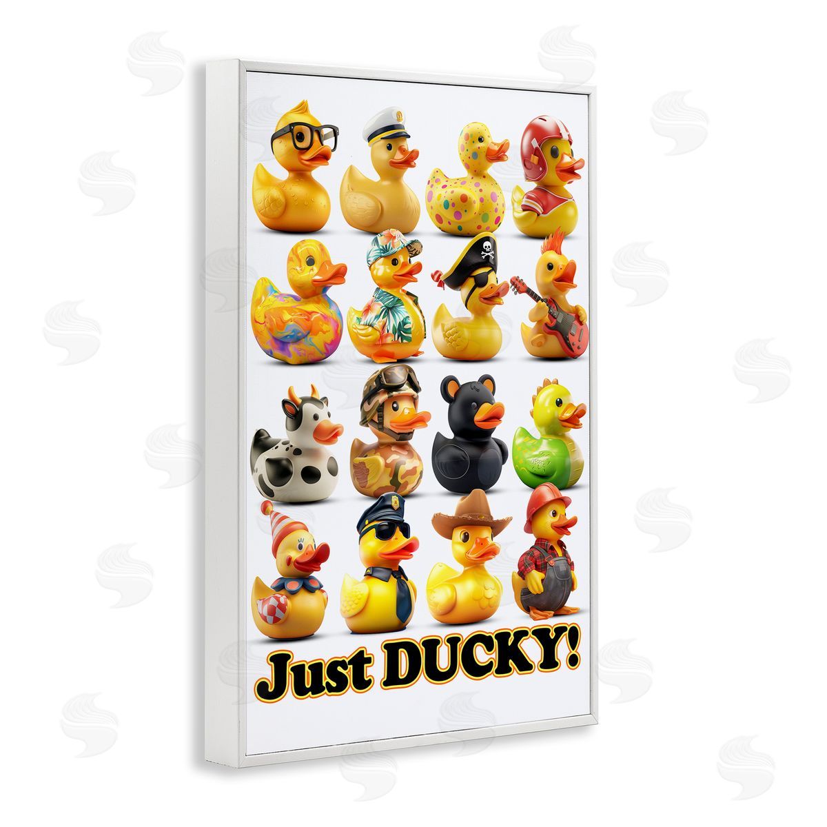 Jim Baldwin Just Ducky Characters Canvas Wall Art Print