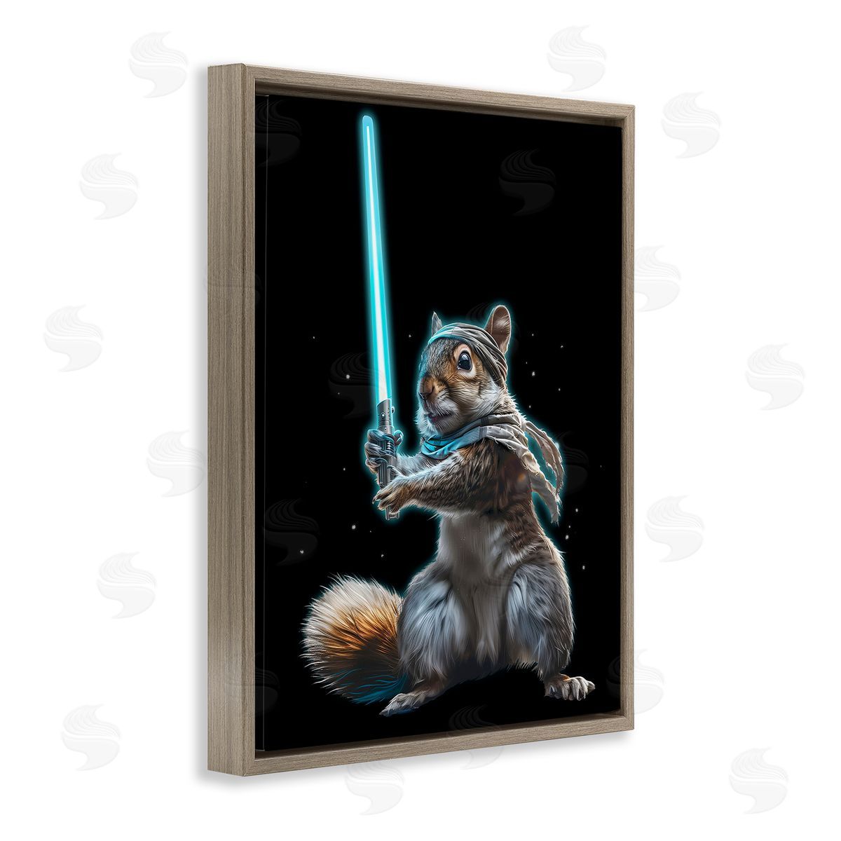 Jim Baldwin Feel The Force Squirrel Canvas Wall Art Print