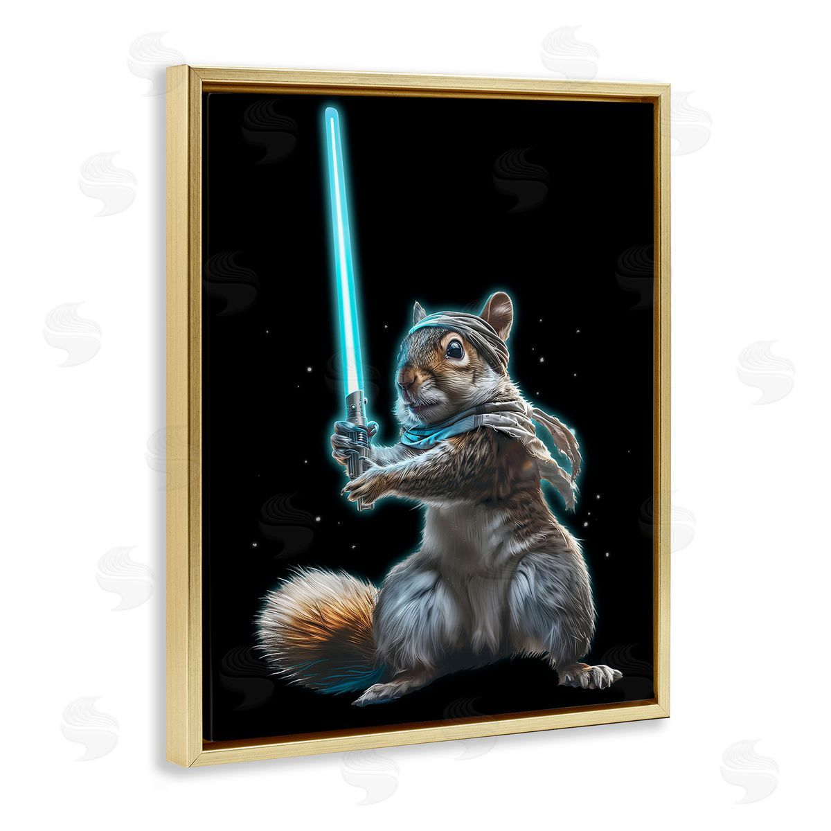 Jim Baldwin Feel The Force Squirrel Canvas Wall Art Print