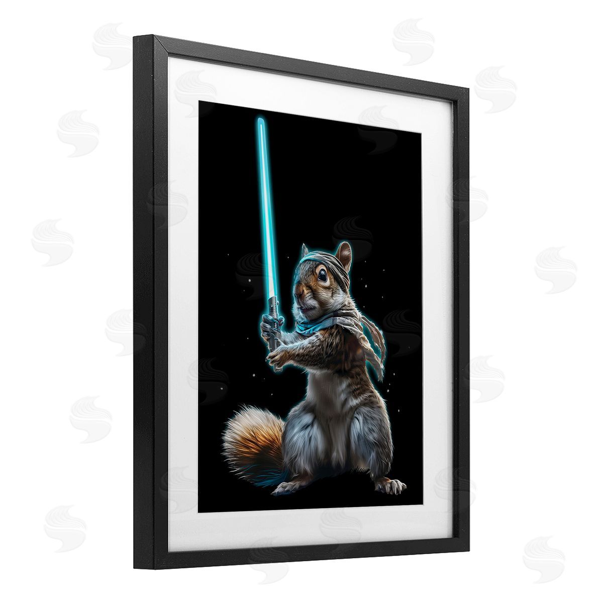 Jim Baldwin Feel The Force Squirrel Canvas Wall Art Print