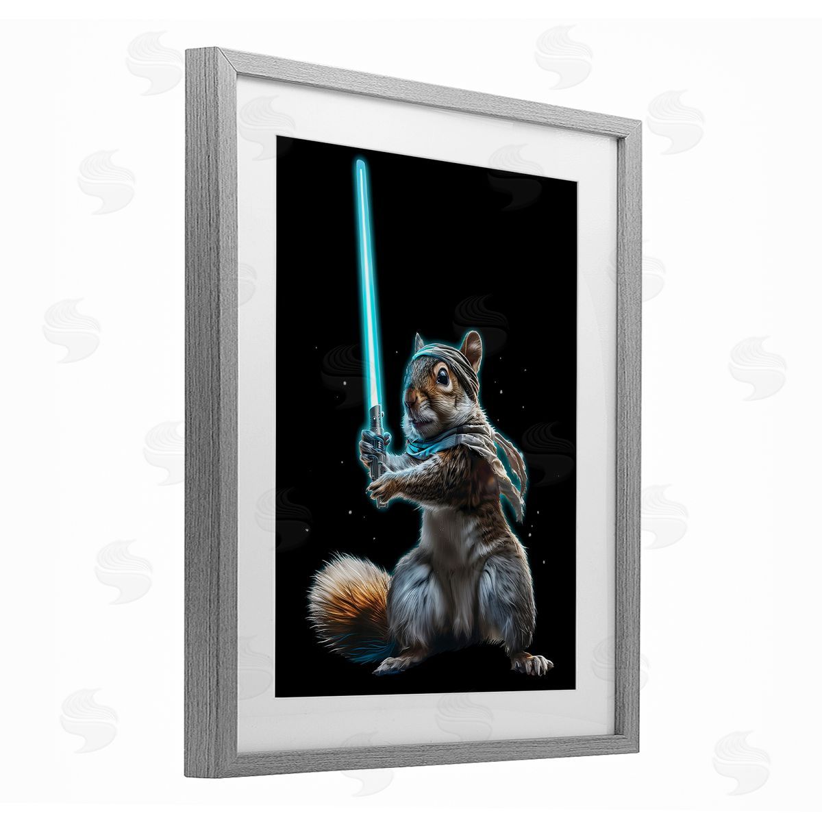 Jim Baldwin Feel The Force Squirrel Canvas Wall Art Print