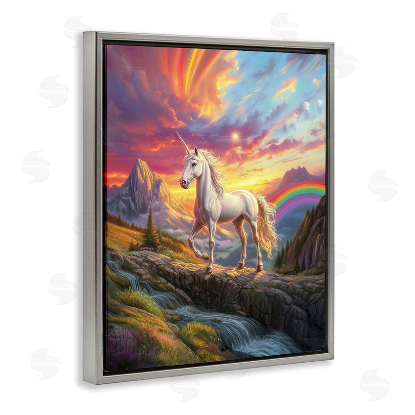 Jim Baldwin | Unicorn with Sunset Rainbow