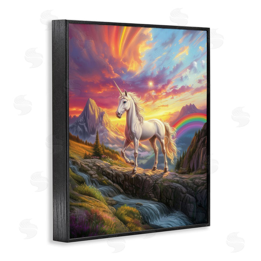 Jim Baldwin | Unicorn with Sunset Rainbow