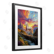Jim Baldwin | Unicorn with Sunset Rainbow