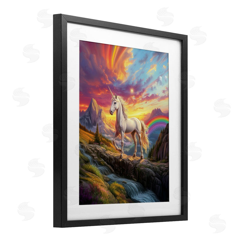 Jim Baldwin | Unicorn with Sunset Rainbow