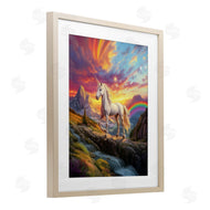 Jim Baldwin | Unicorn with Sunset Rainbow