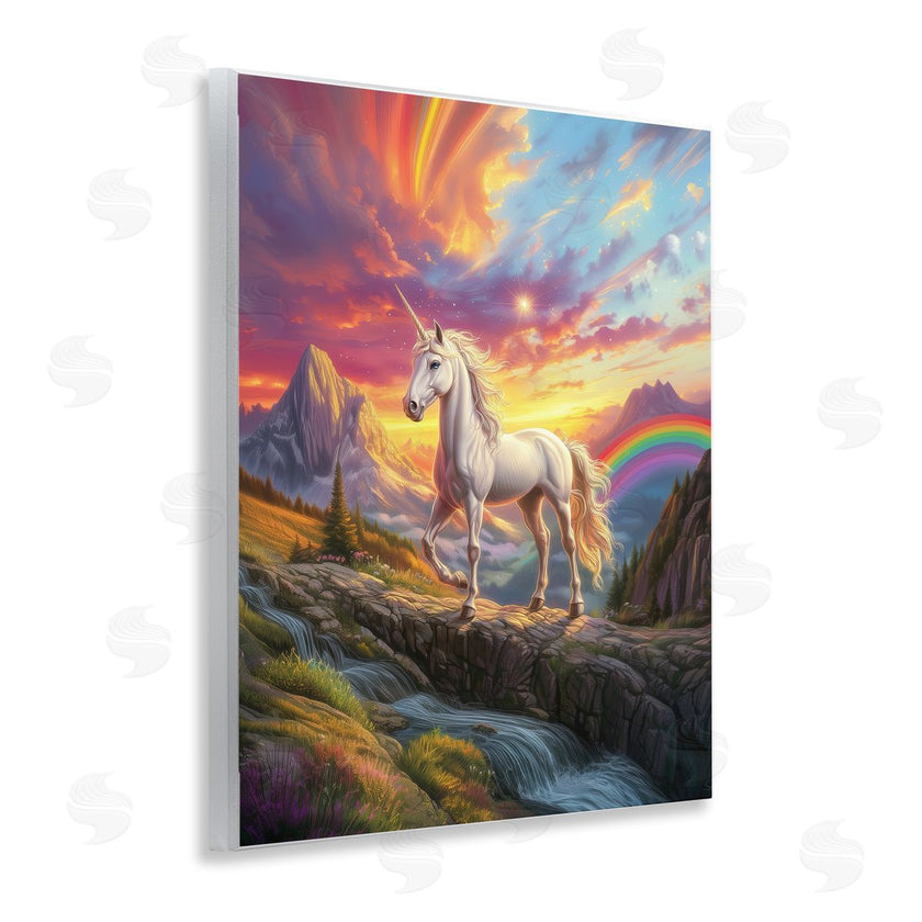Jim Baldwin | Unicorn with Sunset Rainbow