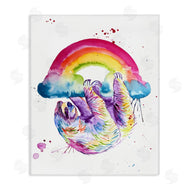 Jennifer Seeley | Sloth Hanging From Rainbow