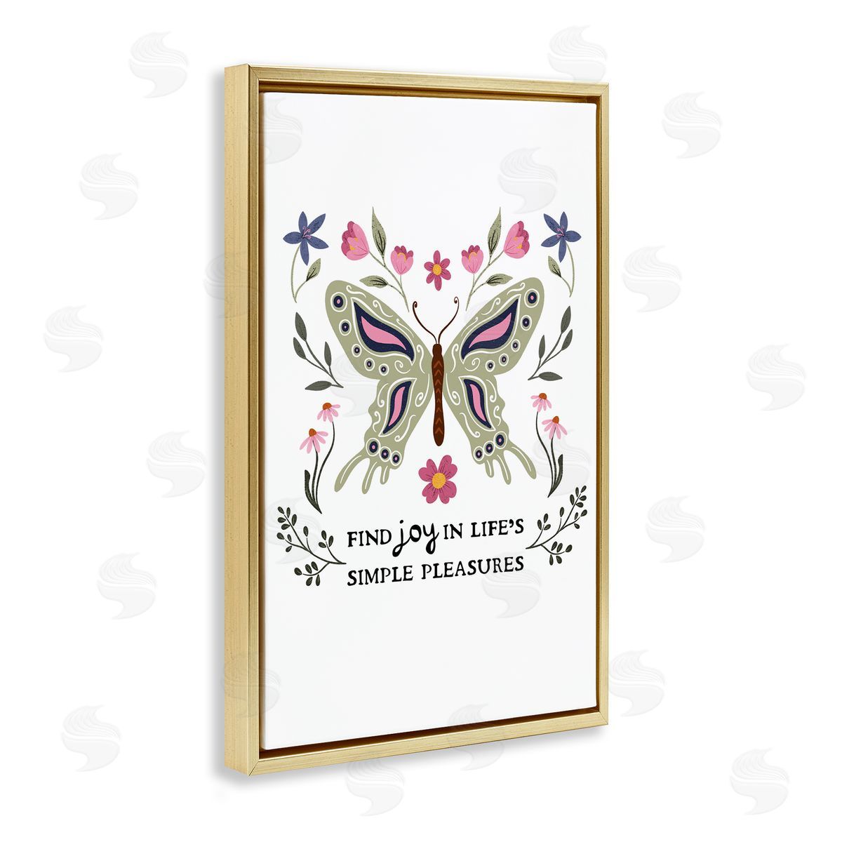 JJ Design House LLC Find Joy Life's Simple Pleasures Canvas Wall Art Print