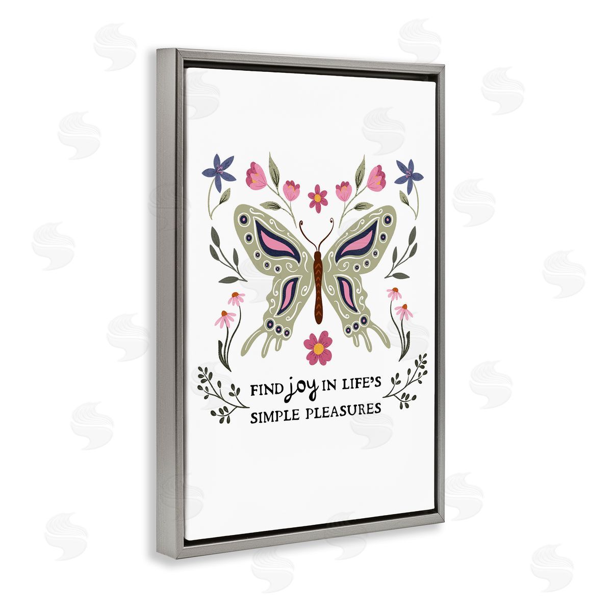 JJ Design House LLC Find Joy Life's Simple Pleasures Canvas Wall Art Print