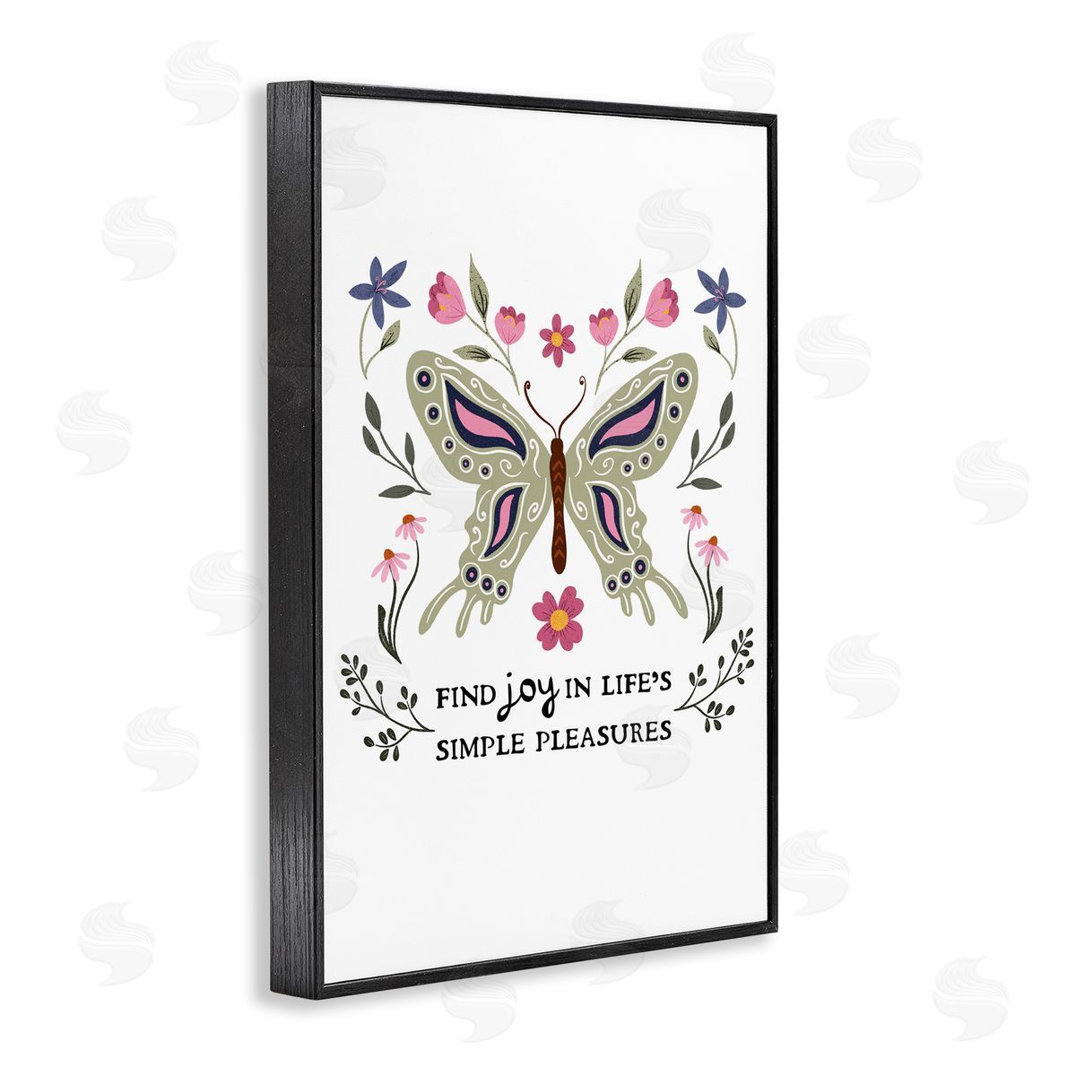 JJ Design House LLC Find Joy Life's Simple Pleasures Canvas Wall Art Print