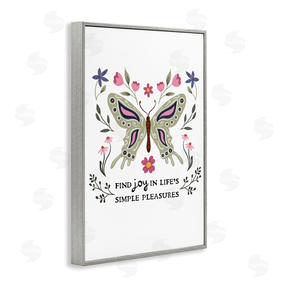 JJ Design House LLC Find Joy Life's Simple Pleasures Canvas Wall Art Print