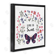 JJ Design House LLC | Life Is Sweet Floral Butterfly