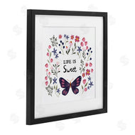 JJ Design House LLC | Life Is Sweet Floral Butterfly