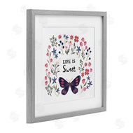 JJ Design House LLC | Life Is Sweet Floral Butterfly
