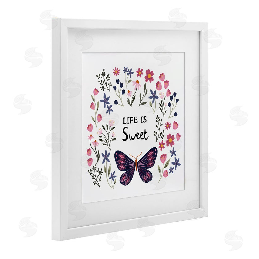 JJ Design House LLC | Life Is Sweet Floral Butterfly