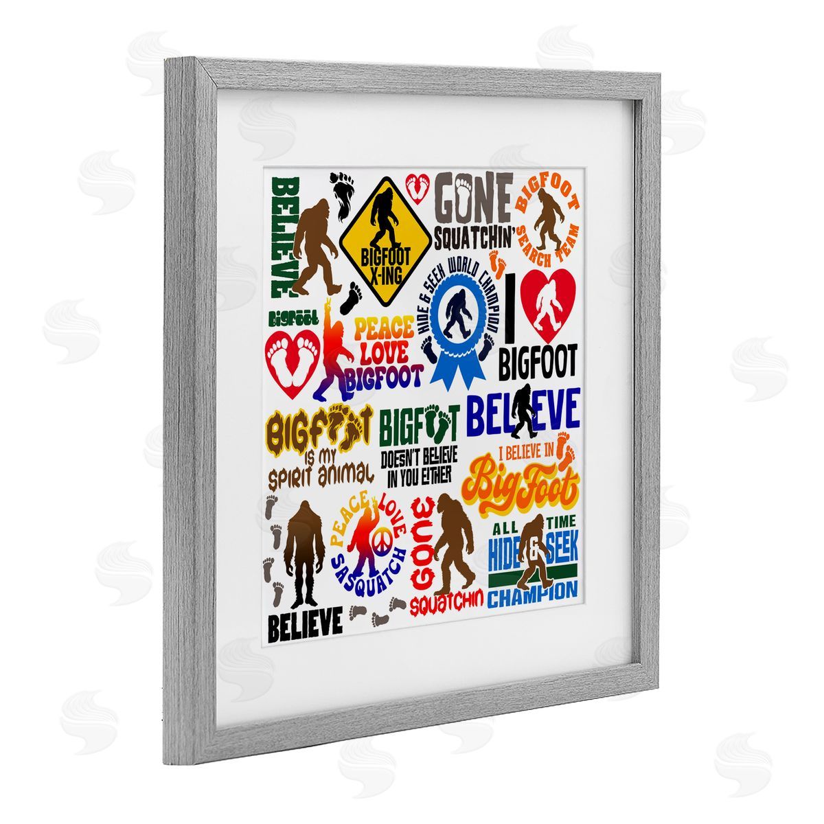 Jim Baldwin Mythical Creature Believe Phrases Canvas Wall Art Print