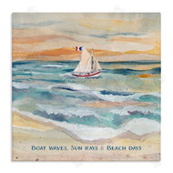Audrey Jeanne Roberts | Boat Waves Sun Rays Beach Days