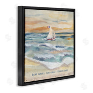 Audrey Jeanne Roberts | Boat Waves Sun Rays Beach Days