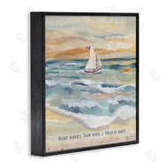 Audrey Jeanne Roberts | Boat Waves Sun Rays Beach Days