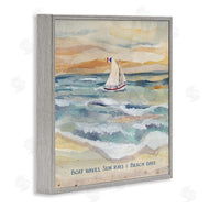 Audrey Jeanne Roberts | Boat Waves Sun Rays Beach Days