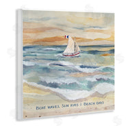 Audrey Jeanne Roberts | Boat Waves Sun Rays Beach Days