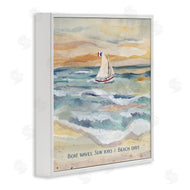 Audrey Jeanne Roberts | Boat Waves Sun Rays Beach Days