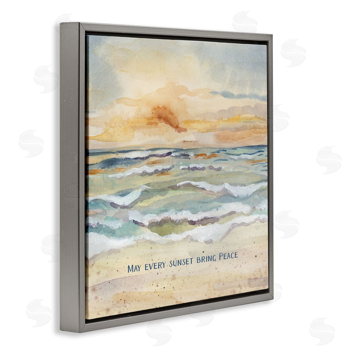 Audrey Jeanne Roberts May Every Sunset Bring Peace Canvas Wall Art Print