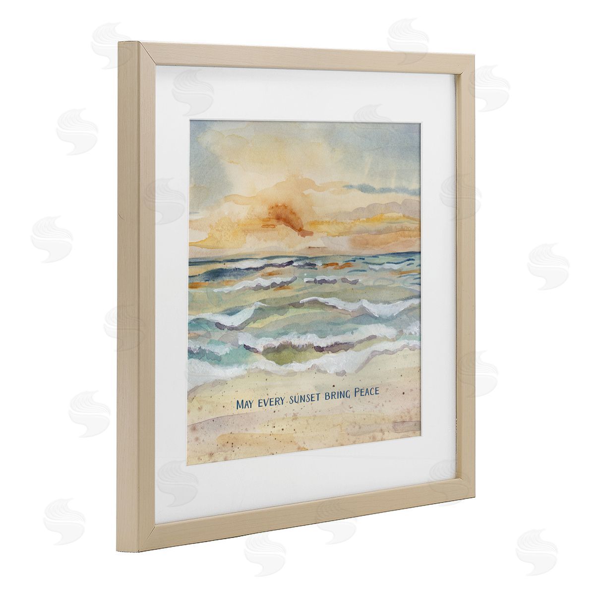 Audrey Jeanne Roberts May Every Sunset Bring Peace Canvas Wall Art Print
